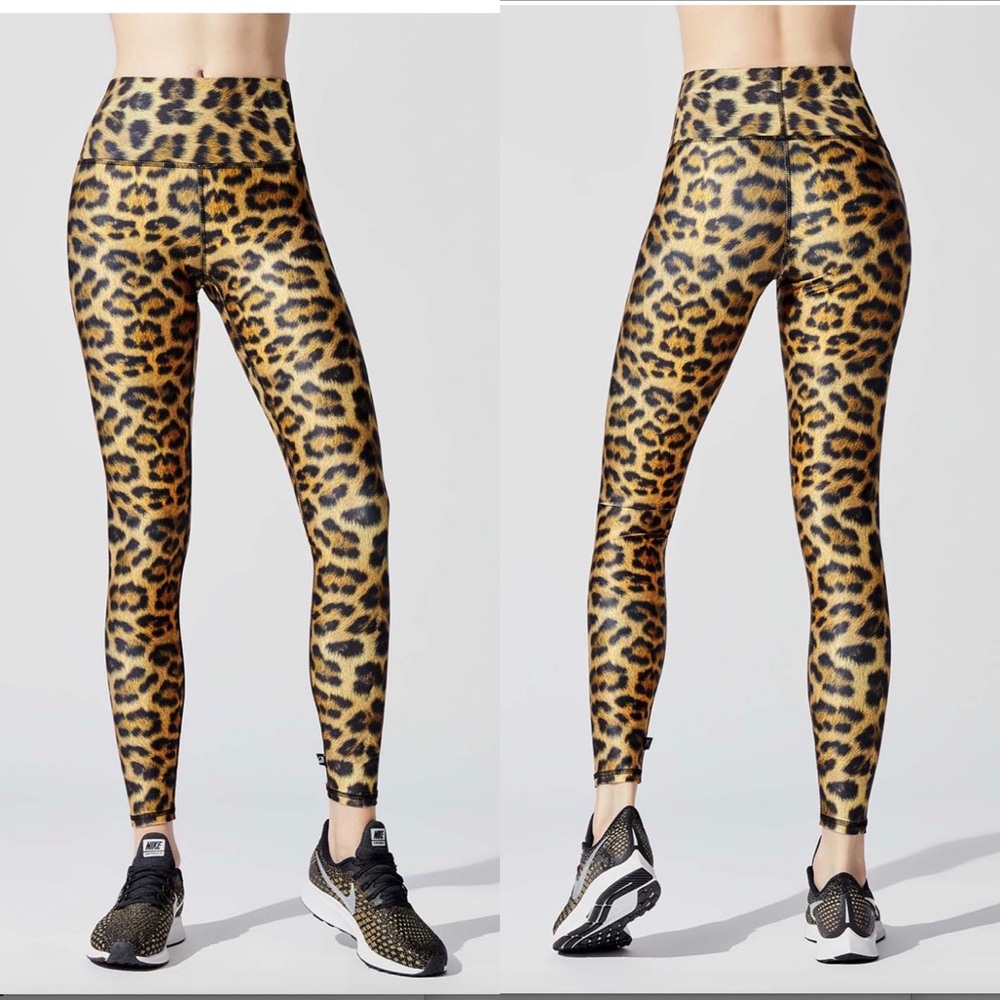 Terez High-Rise Leggings in Leopard